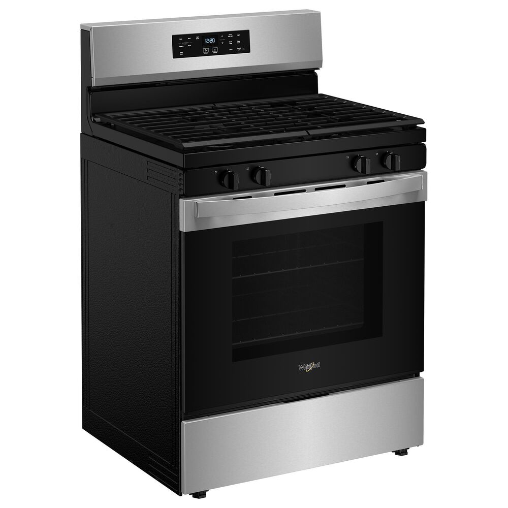 Whirlpool 5 Cu. Ft. Freestanding Gas Range with No Preheat Mode in Stainless Steel, , large