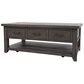 Waltham Madison County 3-Drawer Cocktail Table in Barnwood, , large