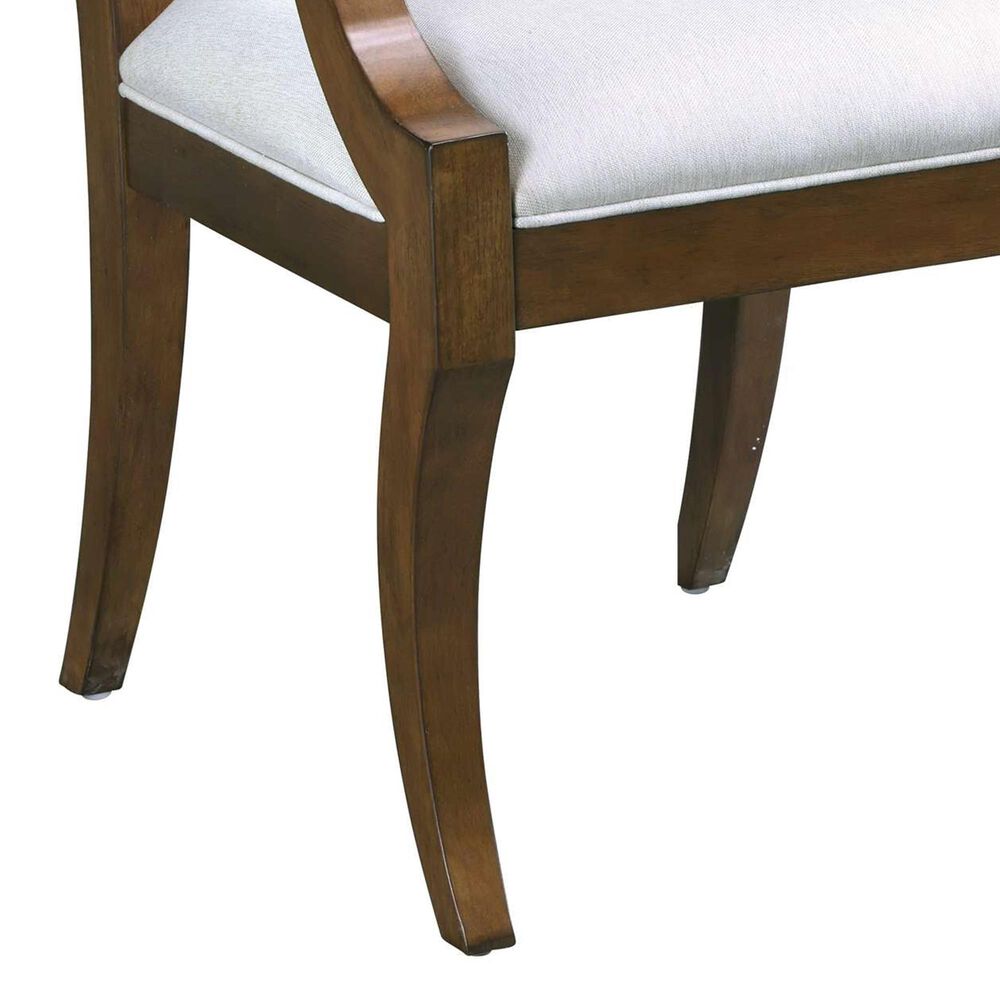 Hekman Fairfax Dining Arm Chair in Linen Upholstery, , large