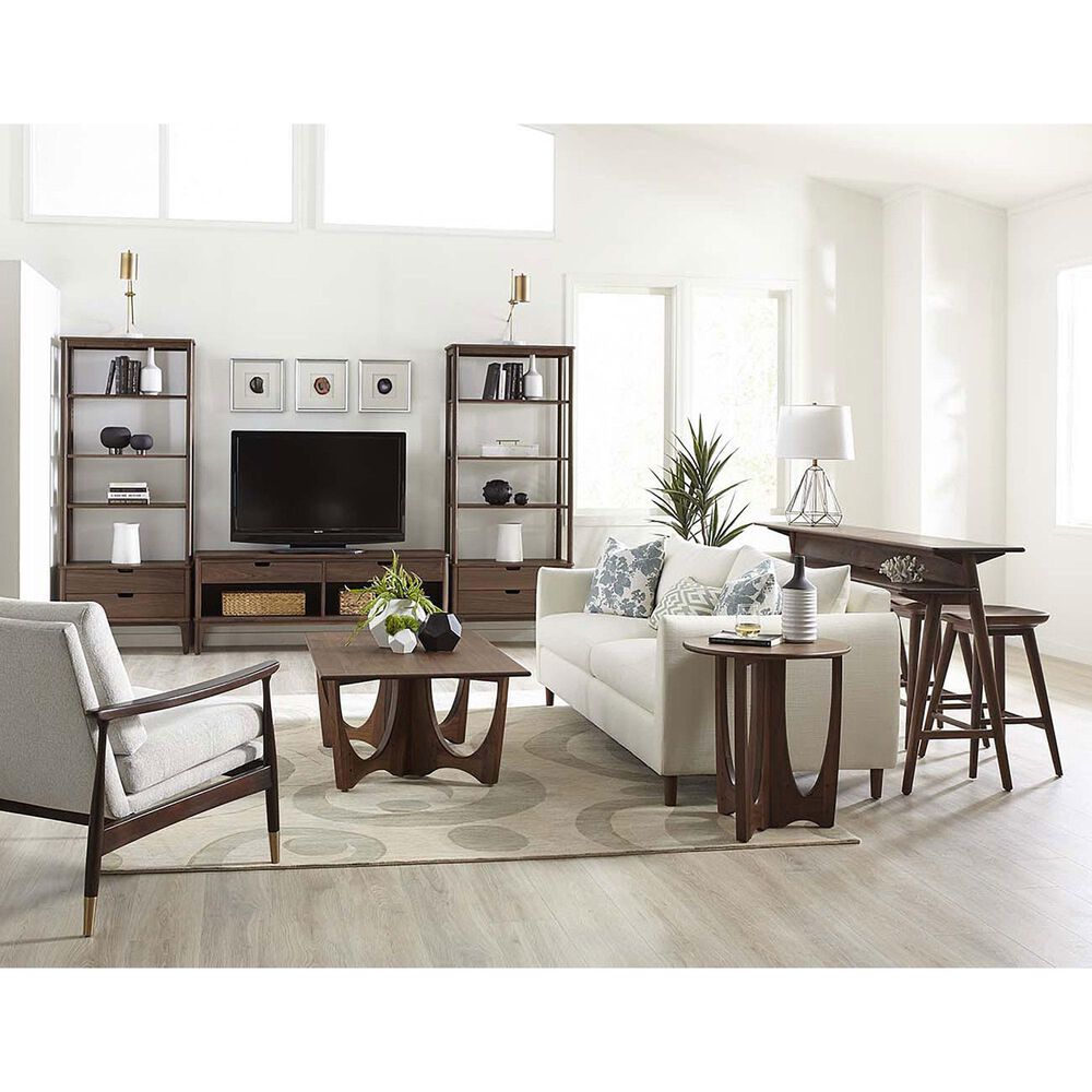 Stickley Furniture Walnut Grove 52&quot; Rectangular Cocktail Table in Walnut, , large