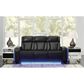 Ashley Boyington Power Reclining Sofa in Black, , large