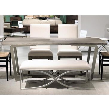 Shannon Hills Waverley Live Edge Dining Table in Sandblasted Gray - Table Only, , large