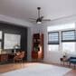 Hunter Burroughs 44" Ceiling Fan with LED Lights in Matte Black, , large