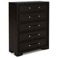 Shannon Hills Lydia 5-Drawer Chest in Dark Cabernet, , large