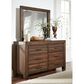 Urban Home Meadow 6-Drawer Dresser in Distressed Brick Brown, , large