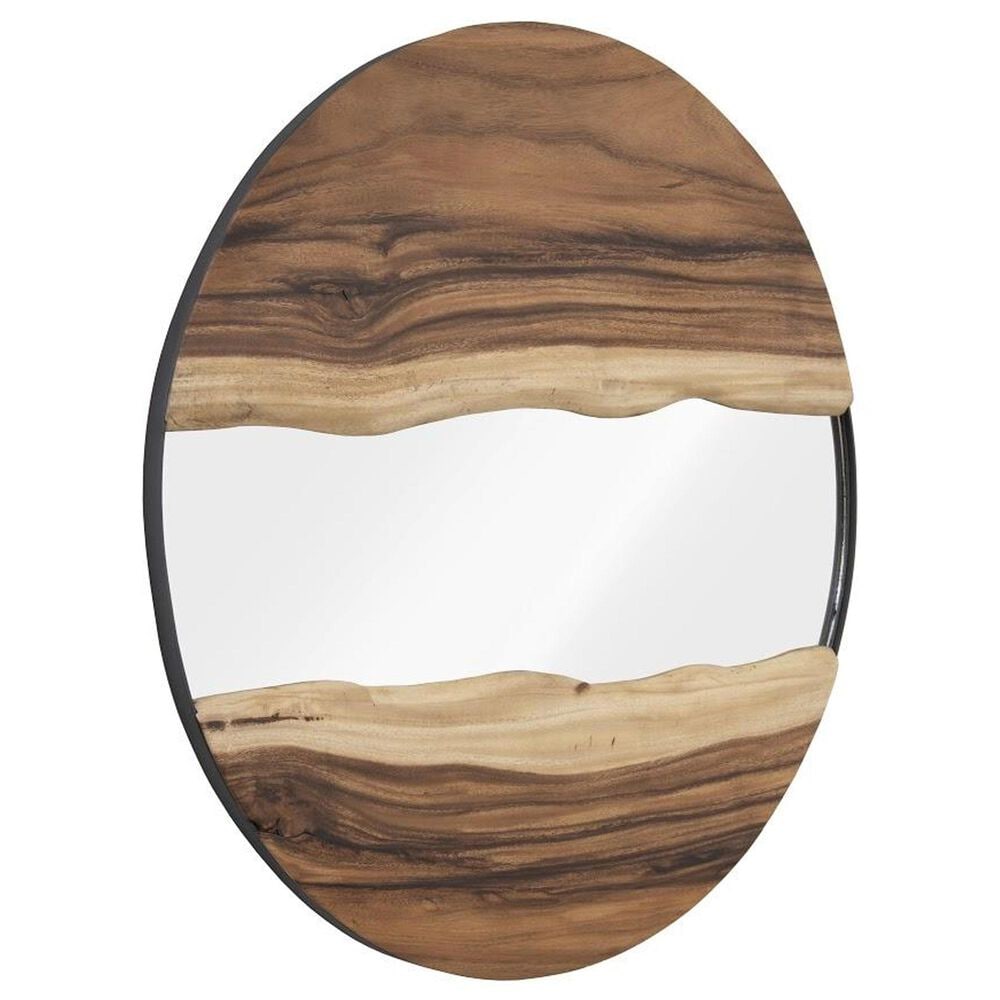 Phillips Collection River Round Wall Mirror in Natural, , large