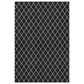 Dalyn Rug Company The Reserve TR15 Black 9" x 12" Indoor/Outdoor Area Rug, , large