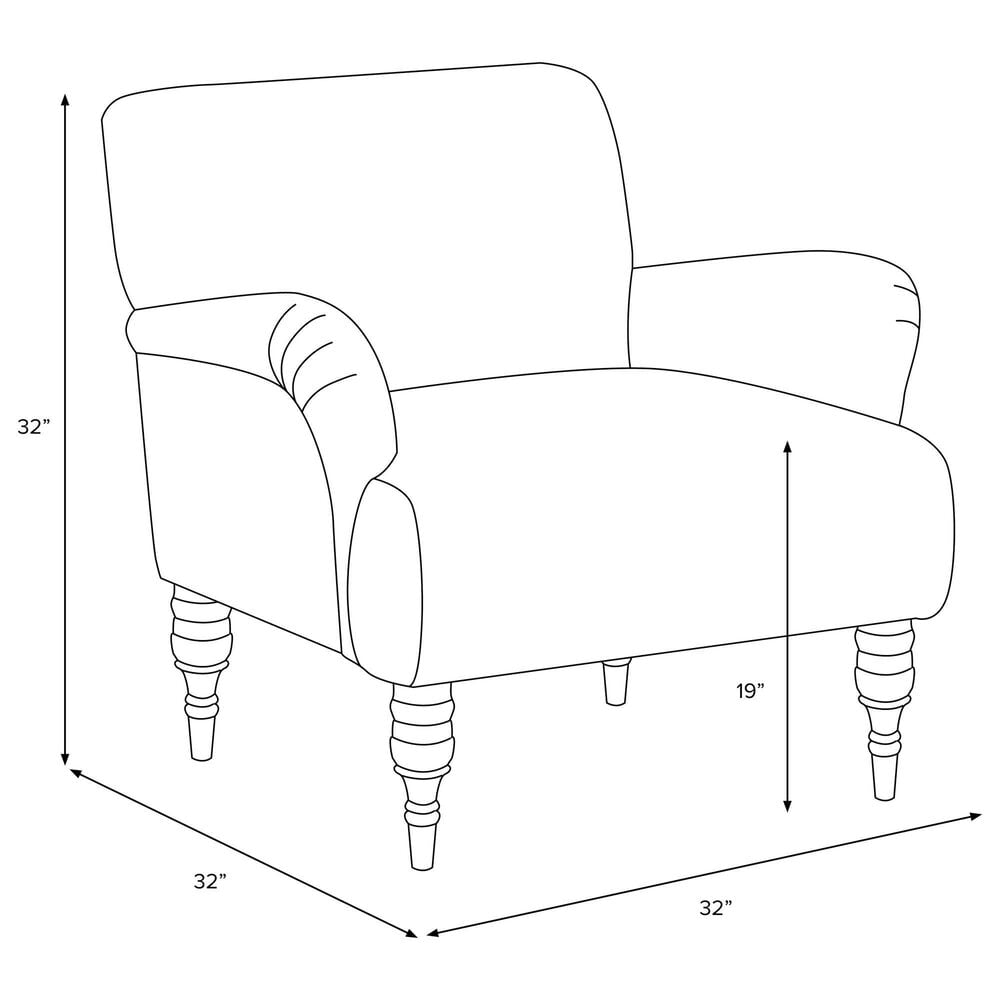 Rifle Paper Co Crafted by Cloth and Company Bristol Chair in Canopy Black/Cream, , large
