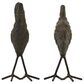 Maple and Jade Farmhouse Metal Chicken Sculpture in Bronze (Set of 2), , large