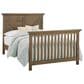 Eastern Shore Westfield Full Panel Platform Panel Bed and Nightstand in Harvest Brown, , large