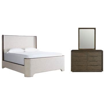 Furniture Worldwide Modern 3-Piece Queen Panel Bedroom Set in Sable, , large