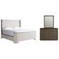 Furniture Worldwide Modern 3-Piece Queen Panel Bedroom Set in Sable, , large