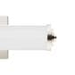 Hunter Holly Grove 18" 2-Light Vanity with Cased White Shade in Brushed Nickel, , large