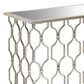 Maple and Jade Frame Console Table in Silver, , large