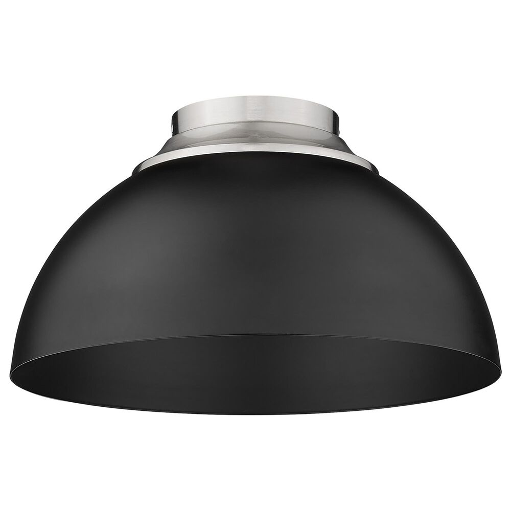 Golden Lighting Zoey Flush Mount in Black, , large
