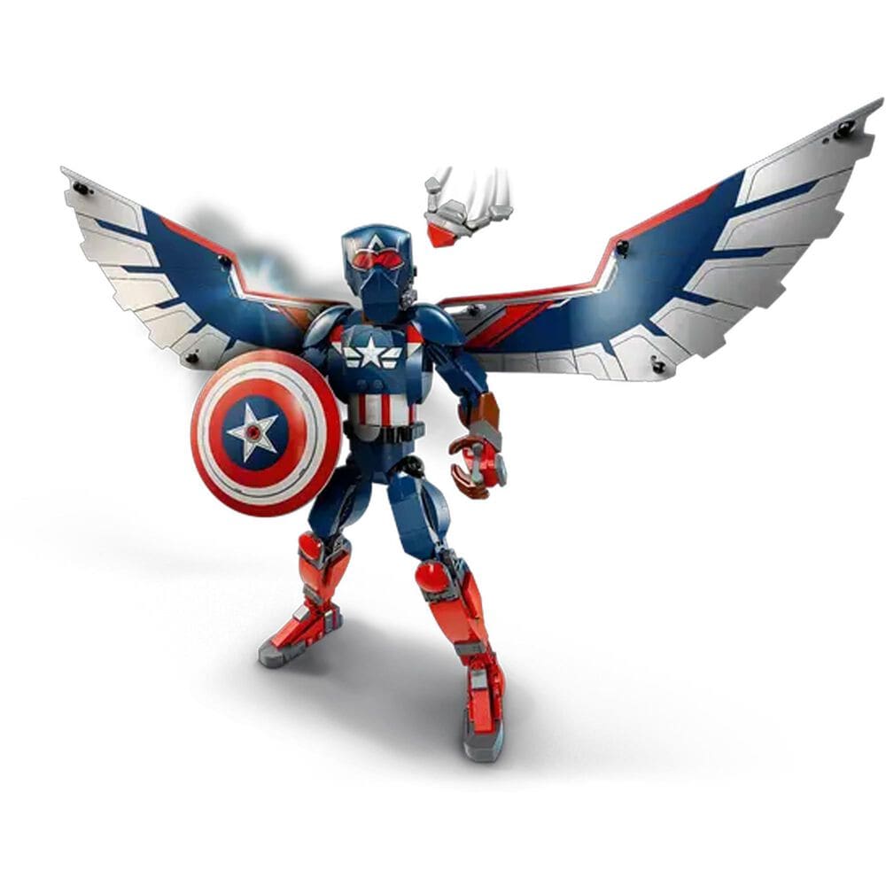 LEGO Marvel New Captain America Construction Figure, , large