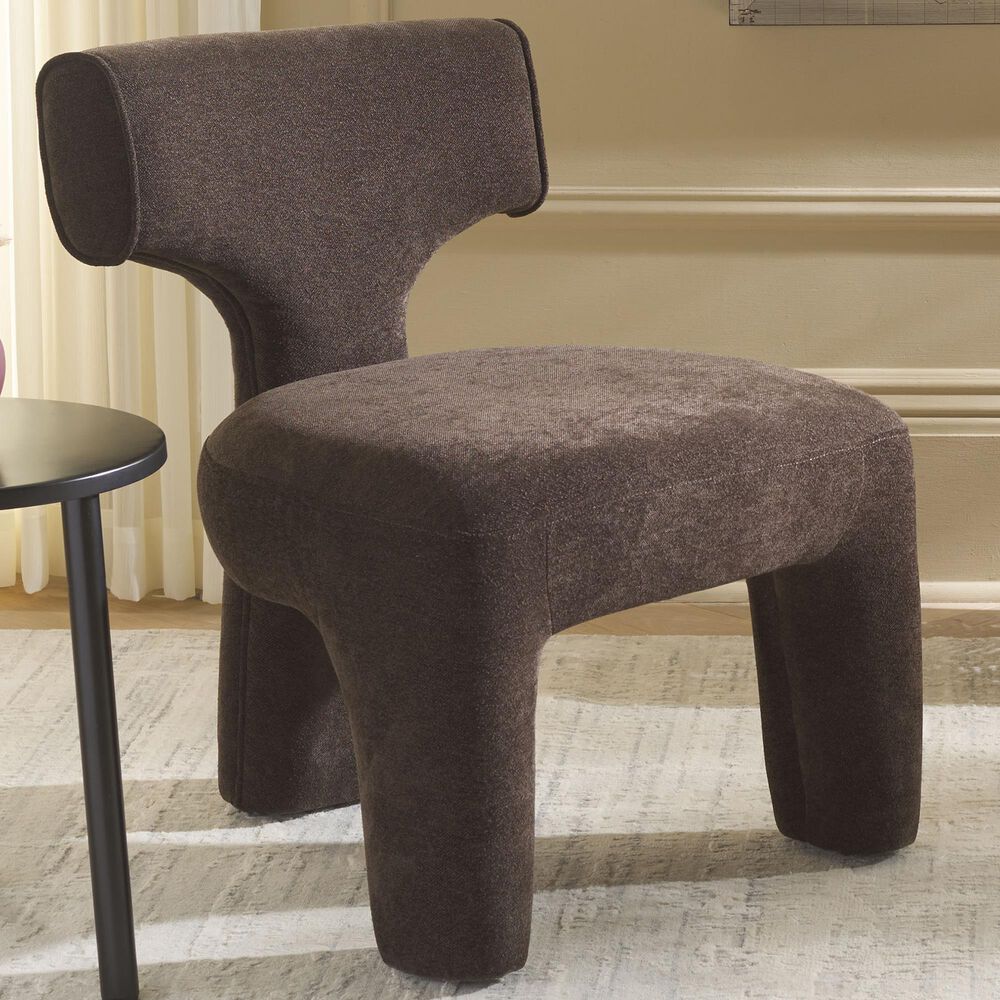 Safavieh Zalens Accent Chair in Warm Brown, , large