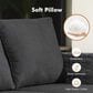 HOMLUX 5-Piece Outdoor Conversation Set in Black, , large