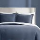 Pem America Essential Cotton 3-Piece Full/Queen Comforter Set in Blue, , large