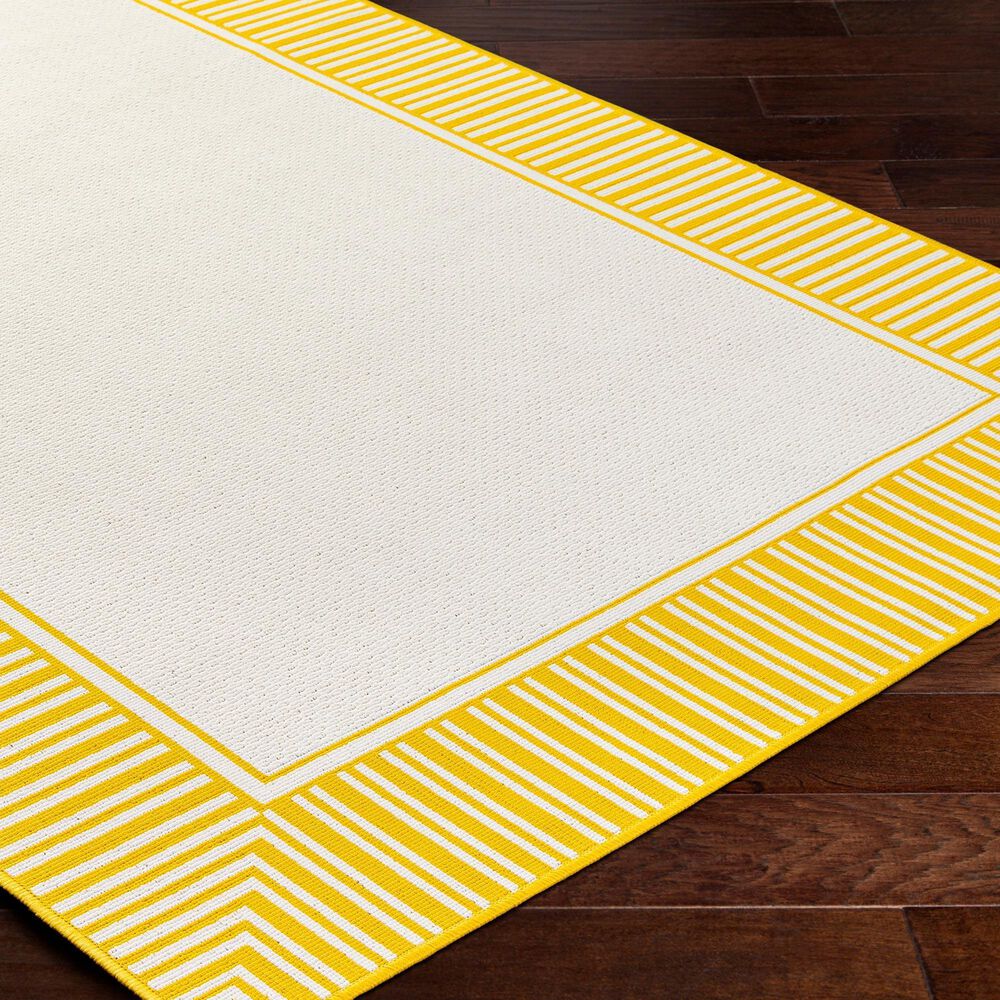 Surya Alfresco 8&#39;10&quot; x 12&#39;10&quot; Pearl, Saffron, Beige and Tan Indoor/Outdoor Area Rug, , large