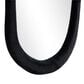 Maple and Jade 65" x 26" Velvet Abstract Wavy Wall Mirror in Black, , large