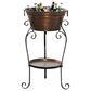 Maple and Jade Rustic Wine Holder in Copper, , large
