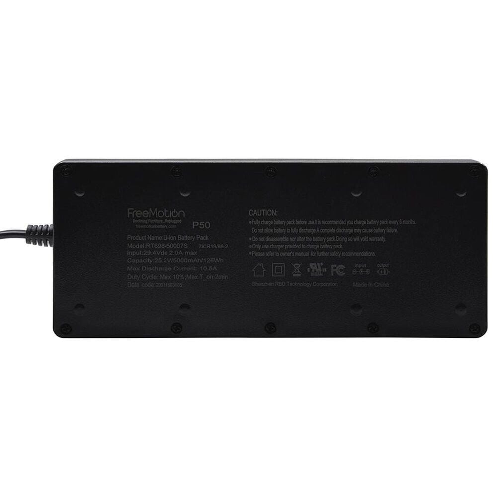 Simeon Collection FreeMotion 5000mAh Battery in Black, , large