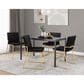 LumiSource Dutchess Side Chair with Black Velvet Cushion in Gold (Set of 2), , large