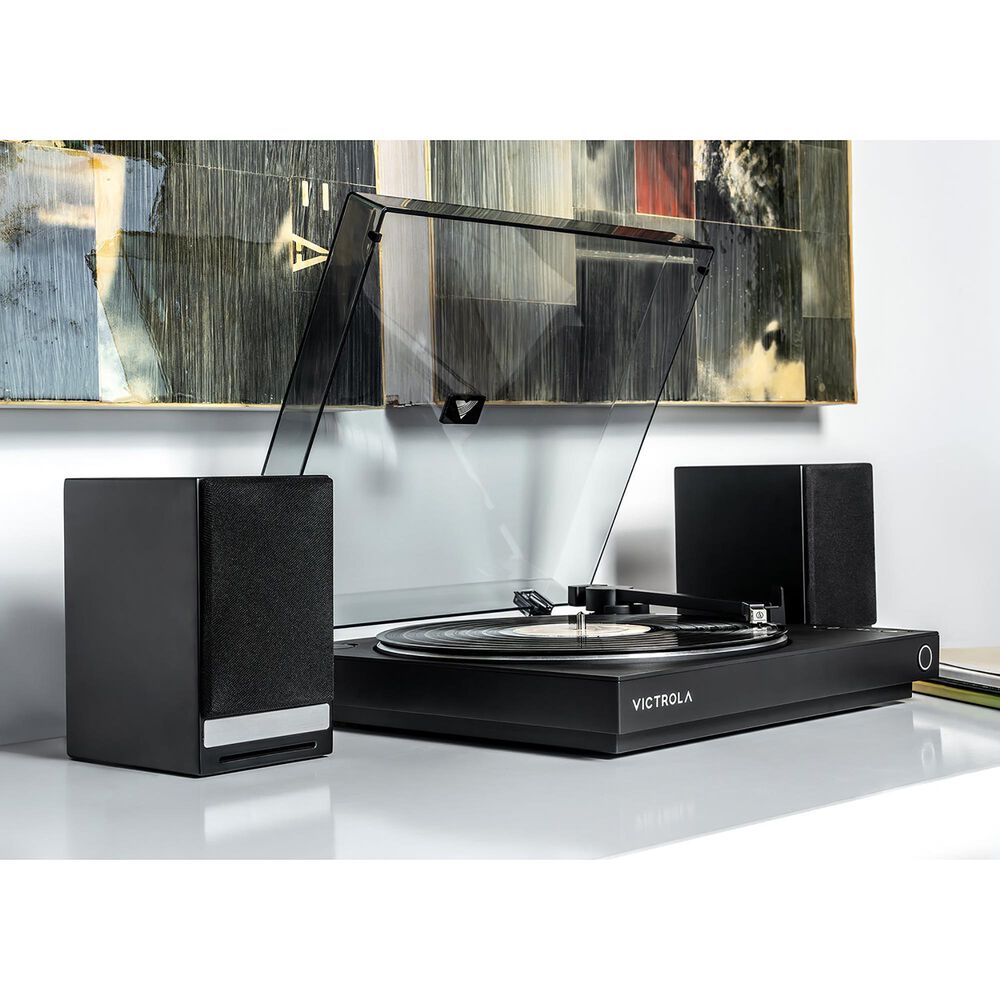 Victrola 2-Speed Automatic Turntable with Bluetooth in Black, , large