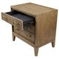 Sterling Timber Elure 3 Drawer Nightstand in Latte with USB Ports, , large
