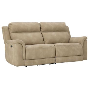 Signature Design by Ashley Next-Gen DuraPella Power Reclining Sofa with Power Headrest in Sand, , large