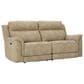 Ashley Next-Gen DuraPella Power Reclining Sofa with Power Headrest in Sand, , large