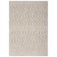 Nourison Positano Southwestern Light Grey 7" x 10" Indoor/Outdoor Area Rug, , large