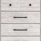 Ashley Makidern 5 Drawer Chest in Whitewash, , large
