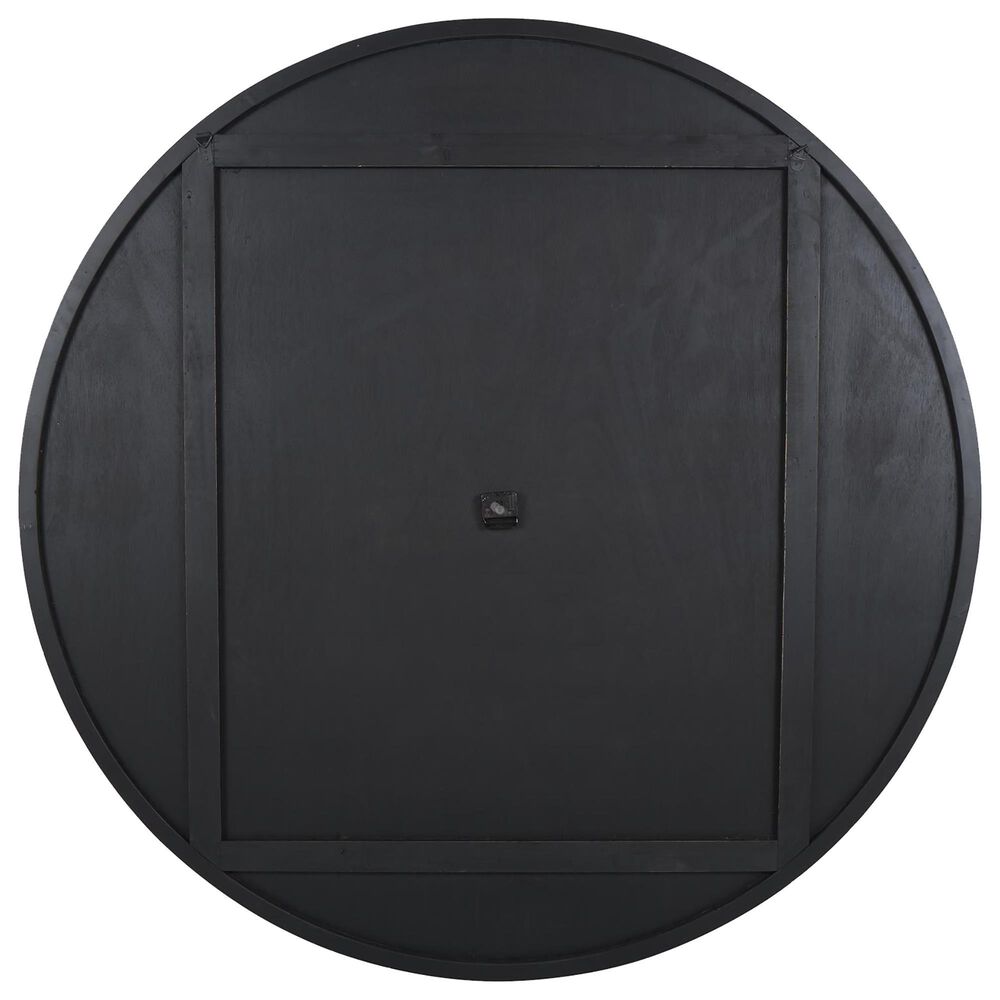 Maple and Jade Modern Wood Wall Clock in Black, , large