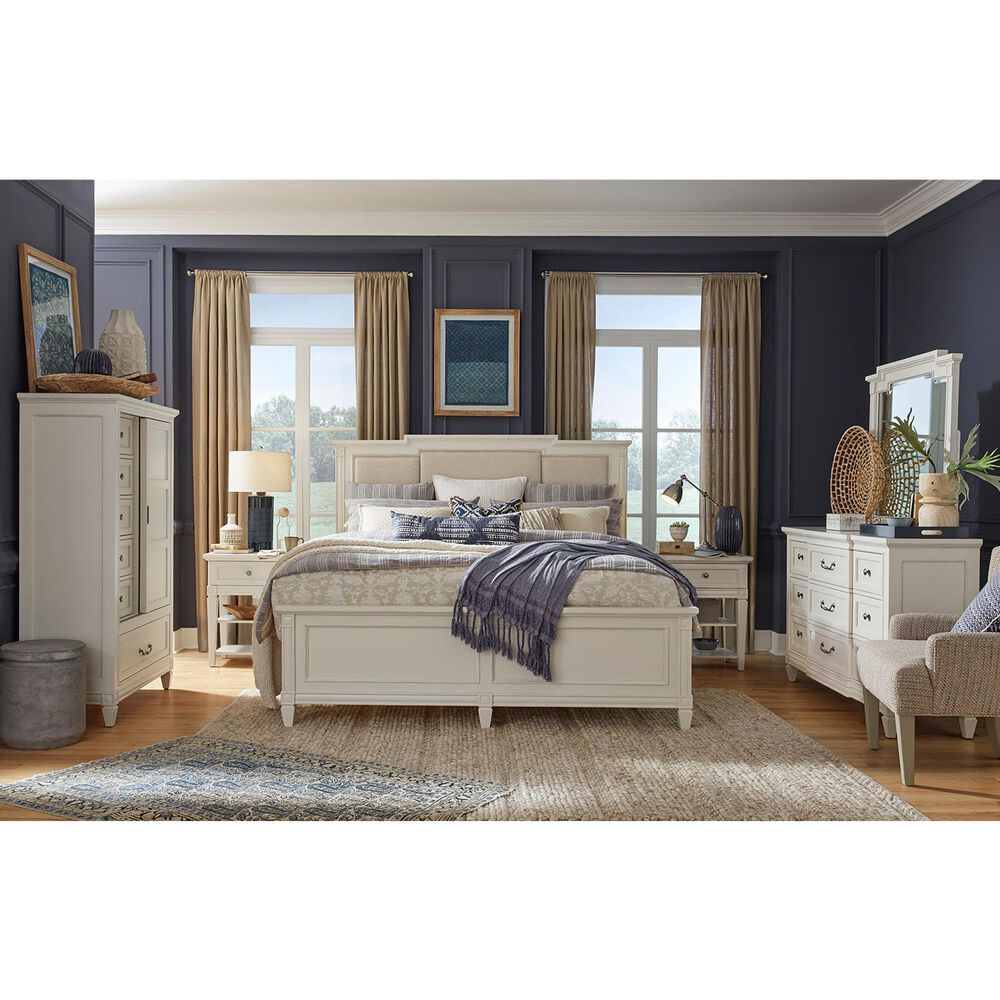 Nicolette Home Willowbrook 1-Drawer Nightstand in Egg Shell White, , large