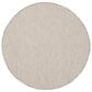 Nourison Courtyard Ivory and Silver 5" Round Indoor/Outdoor Area Rug, , large