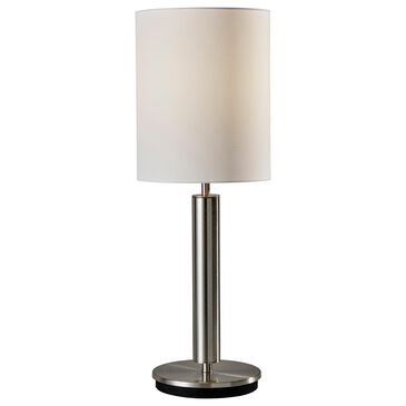 Adesso Hollywood Table Lamp in Brushed Steel, , large