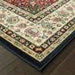 Oriental Weavers Kashan 119U1 7"10" x 10"10" Navy Area Rug, , large
