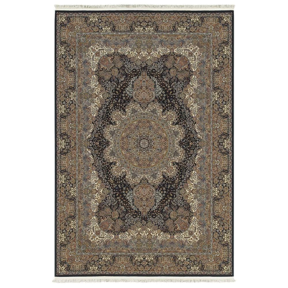 Oriental Weavers Masterpiece 5501K 6"7" x 9"6" Black Area Rug, , large