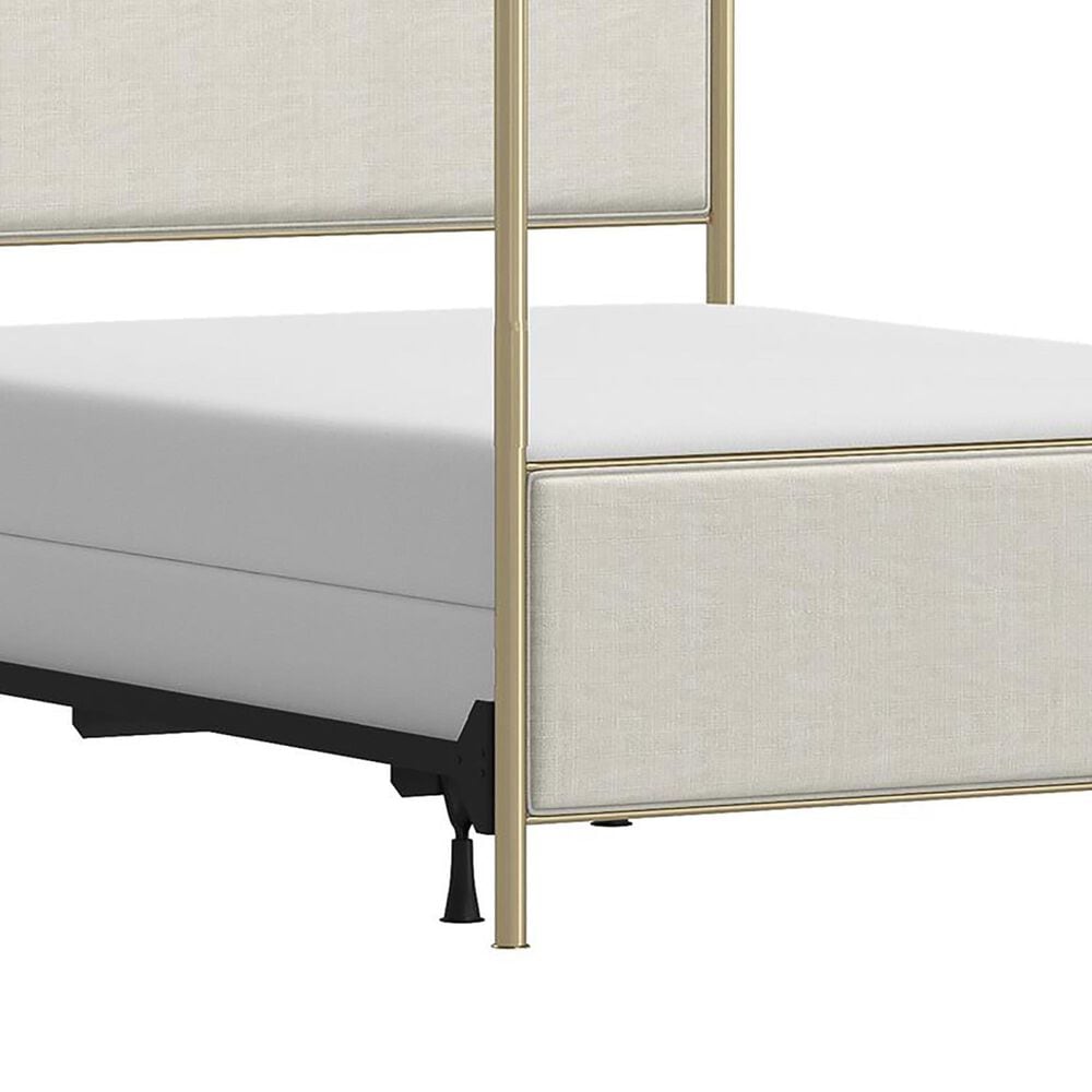 Richlands Furniture McArthur Queen Canopy Bed in Beige, , large