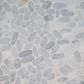 MS International Carrara White Sliced Pebble 12" x 12" Marble Mosaic Sheet, , large