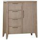 Urban Home Sumire 4-Drawer Door Chest in Ginger, , large