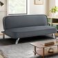 Lifestyle Solutions Toni Convertible Sofa in Charcoal, , large