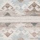Surya Alyssa 5" x 7"6" Ivory, White, Black, Brown and Blue Area Rug, , large