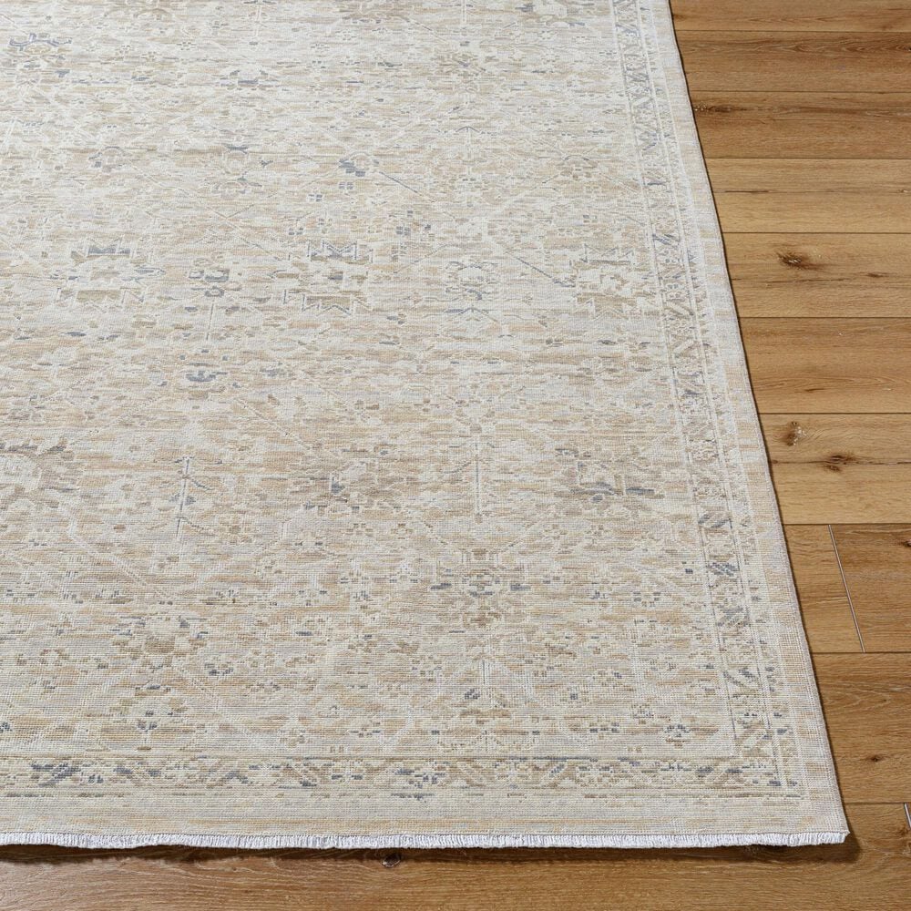 Surya Once Upon a Time Ivory, Light Gray, Tan, Light Brown and Gray 2&#39;11&quot; x 9&#39;10&quot; Runner, , large