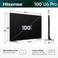 Hisense 100" Class U6 Pro Series Mini-LED ULED 4K in Black - Smart Fire TV, , large