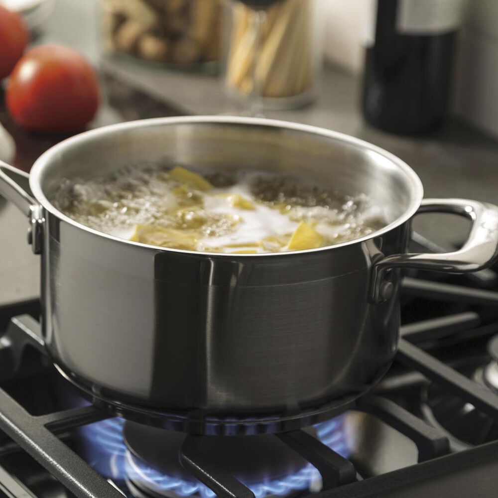 GE Appliances 5.0 Cu. Ft. Freestanding Gas Range in Black, , large