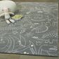 Balta Rugs Parker Dinosaur 3"11" x 5"7" Grey Kids Area Rug, , large