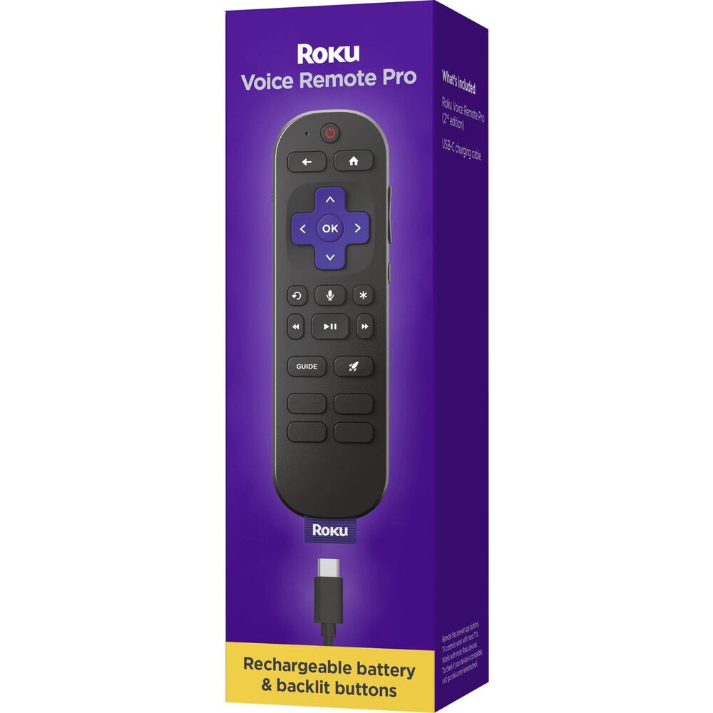Roku ROKU Voice Remote Pro &#40;2nd Edition&#41;, , large